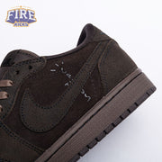 Travis Scott x Air Jordan 1 Low OG Velvet Brown DM7866-202 Unisex