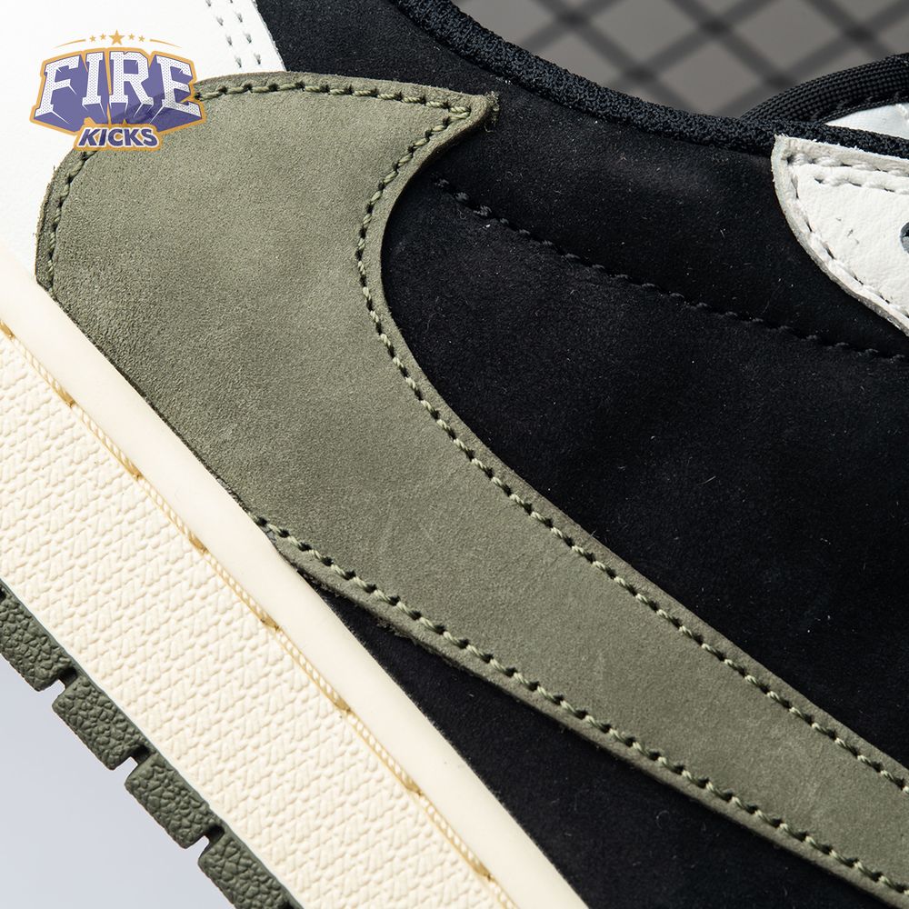 Travis Scott x Air Jordan 1 Low OG Olive DZ4137-106 Unisex