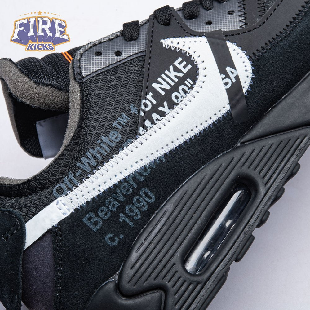 Nike OFF-WHITE x Air Max 90 White Black Men's