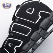 Nike Air More Uptempo Black White 414962-002 Unisex