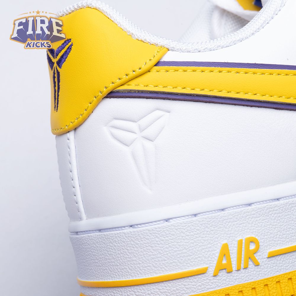 Nike Air Force 1 Low Retro QS Kobe Bryant Lakers Home FZ1151-100 Unisex