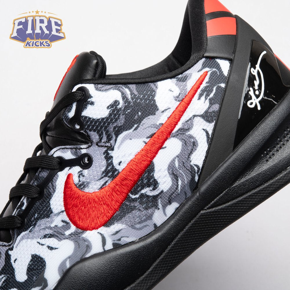 Nike Zoom Kobe 8 Protro Black White Eight Horses Men's