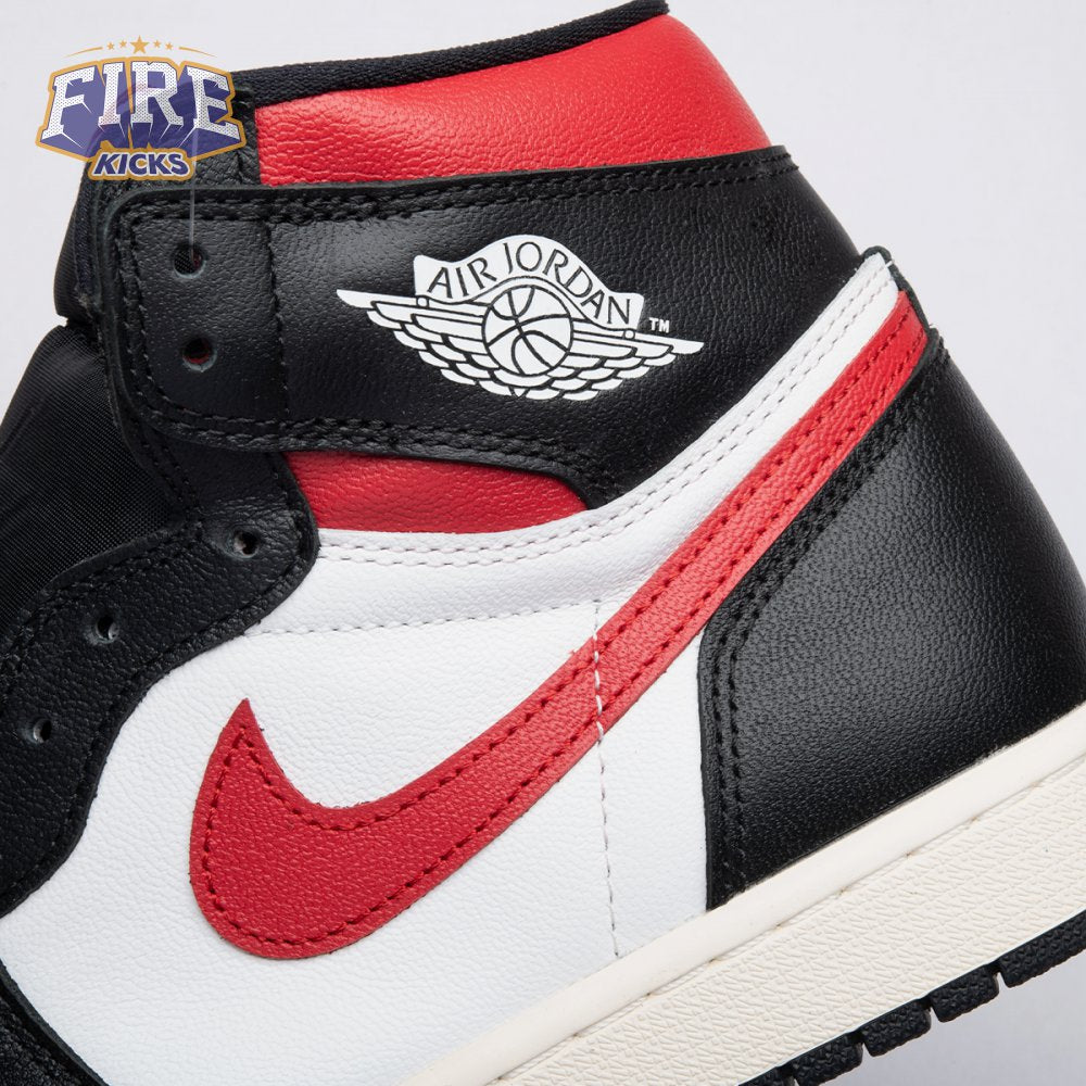 Jordan 1 Retro High Black Gym Red Men's