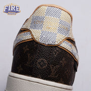 Nike Air Force 1 Low Monogram Brown Damier Azur Unisex (Special Box)