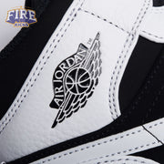 Air Jordan 1 Mid White Black Unisex