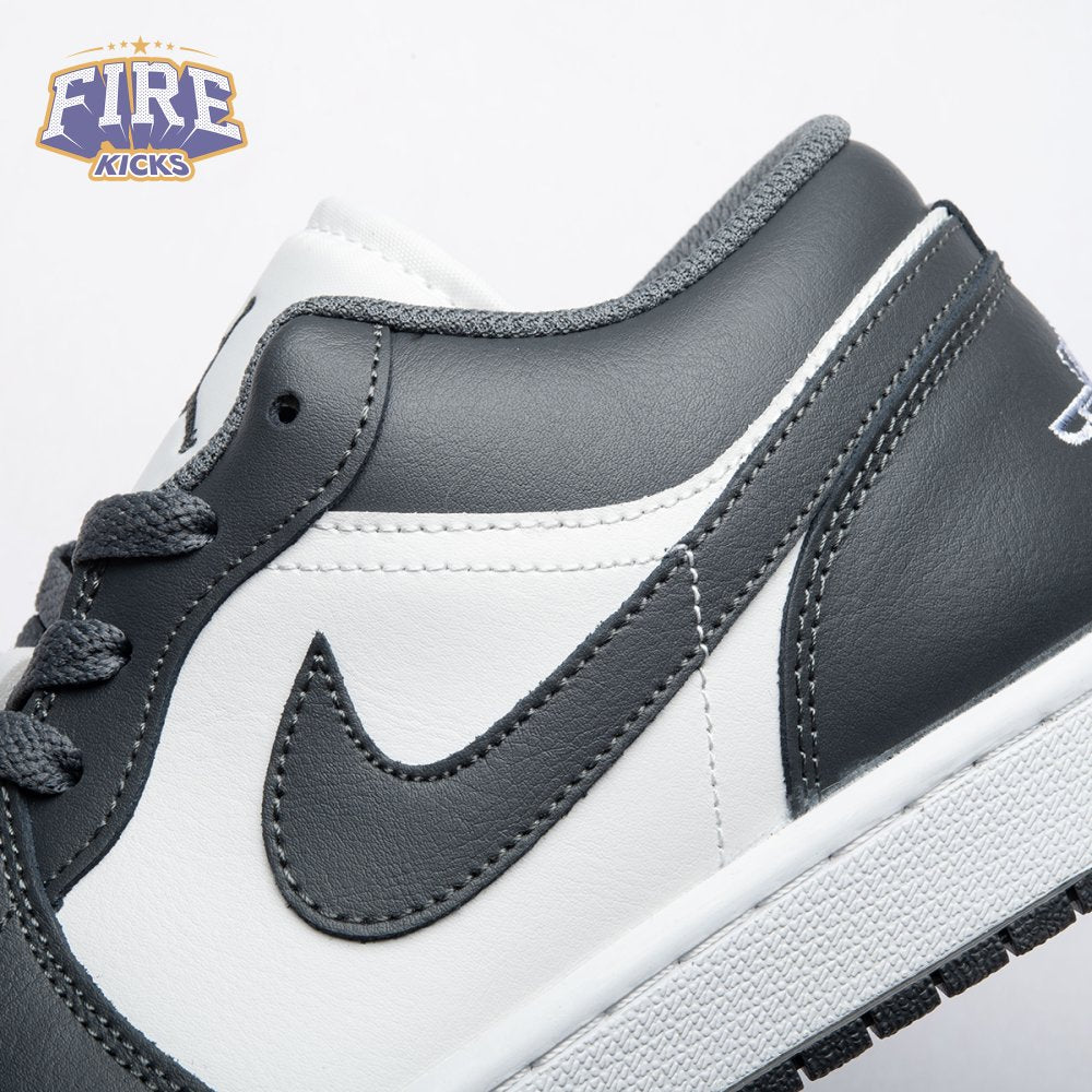 Jordan 1 Low Grey White 553558-044 Unisex