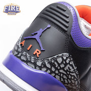 Jordan 3 Retro Black Court Purple CT8532-050 Men's