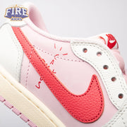 Travis Scott x Air Jordan 1 Low OG Tropical Pink IQ7604-101 Unisex