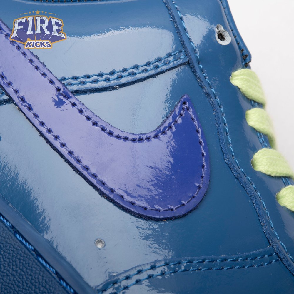 Nike Air Force 1 Low Patent Leather Mystic Navy Grape Ice IO4489-400 Unisex