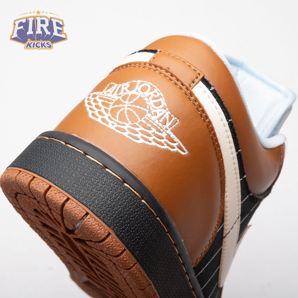 Jordan 1 Low SE Black Sail Light British Tan IR7560-010 Unisex