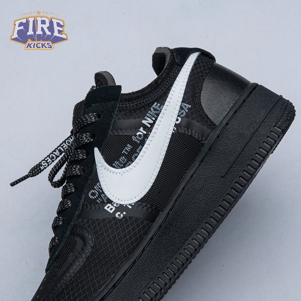 Nike Air Force 1 Low Off-White Black White AO4606 001 Unisex