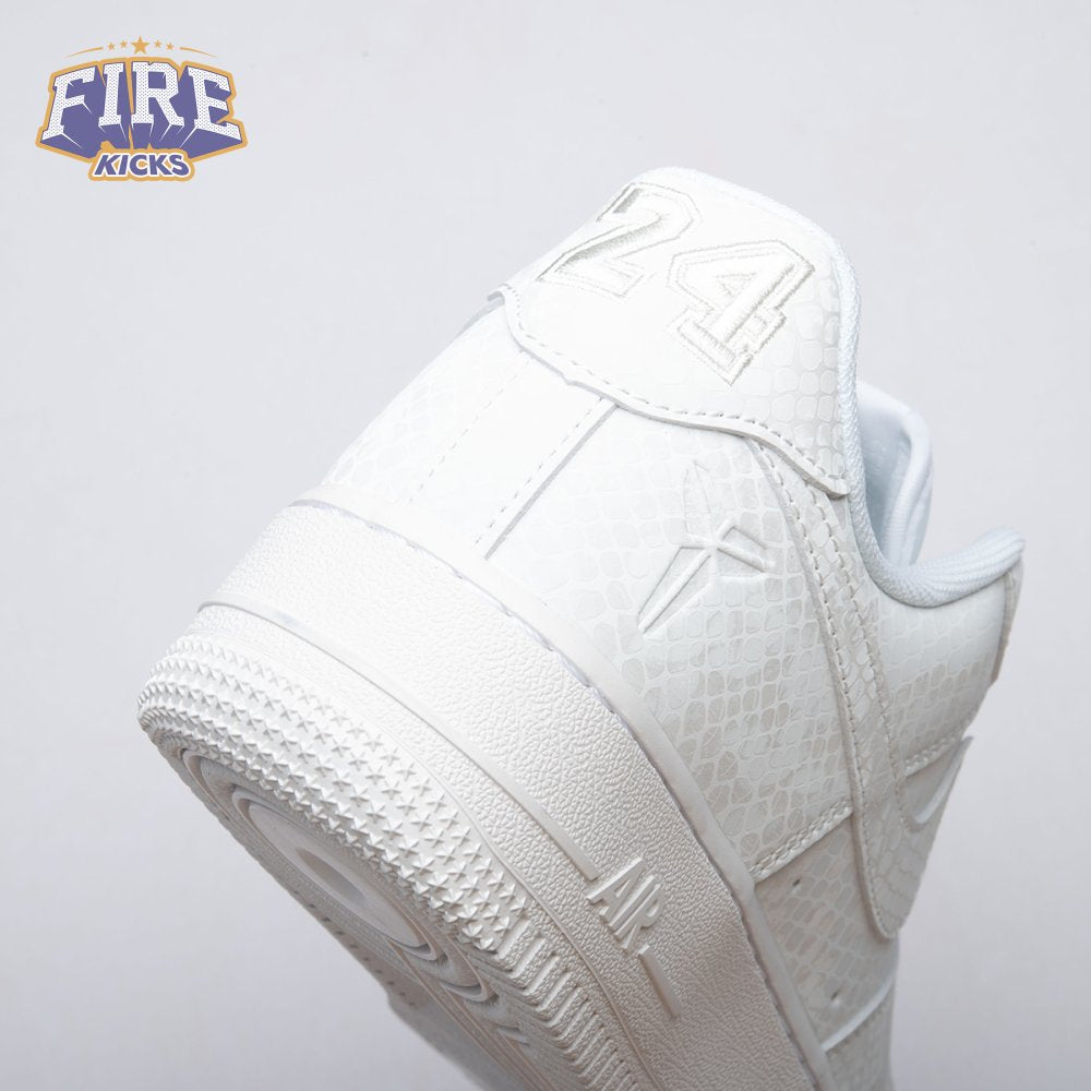 Nike Air Force 1 Low Kobe Bryant Forever White IB0018-100 Unisex