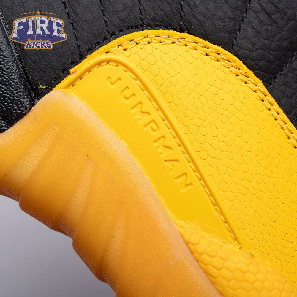 Jordan 12 Retro Black University Gold 130690-070 Men's