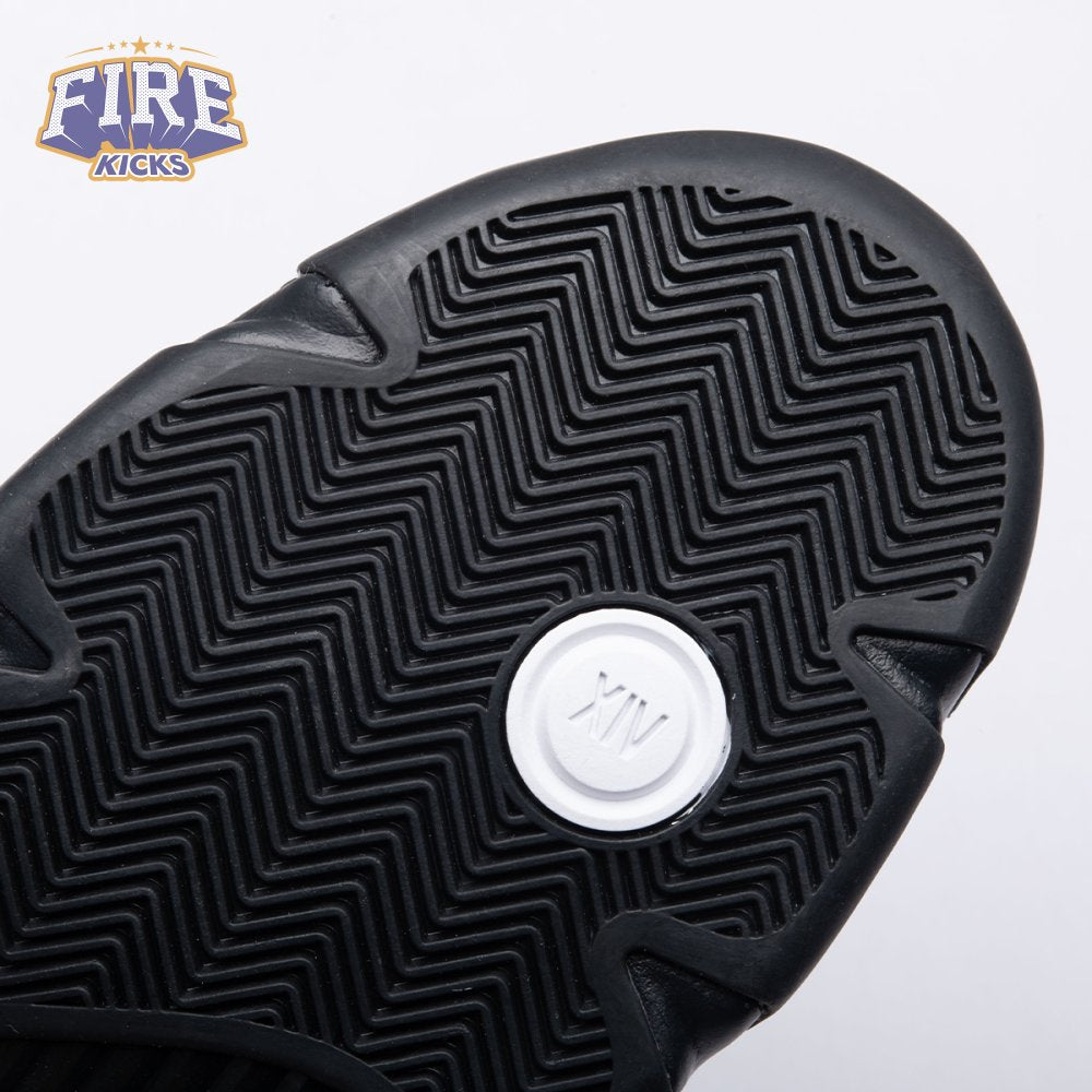 Jordan 14 Retro Black White 487471-016 Men's