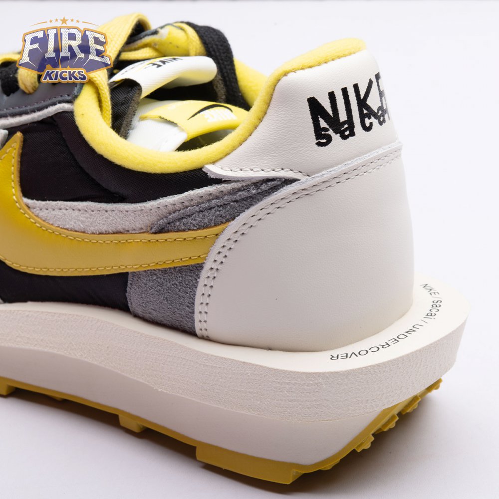 Nike LD Waffle Undercover Black Bright Citron DJ4877-001 Unisex