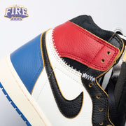 Jordan 1 Retro High OG SP Fragment x Union LA Varsity Red Sport Royal IO7847-002 Unisex