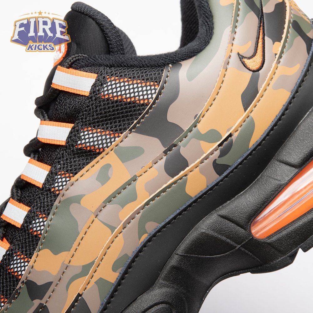 Nike Air Max 95 Safety Orange Camo HQ1973-001 Men's