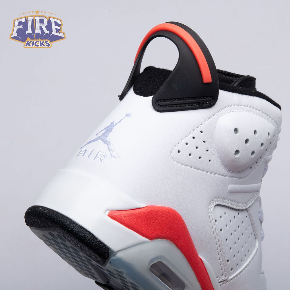 Jordan 6 Retro Infrared White 384664-123 Men's