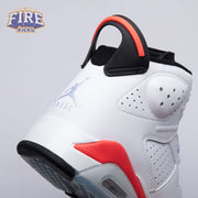 Jordan 6 Retro Infrared White 384664-123 Men's