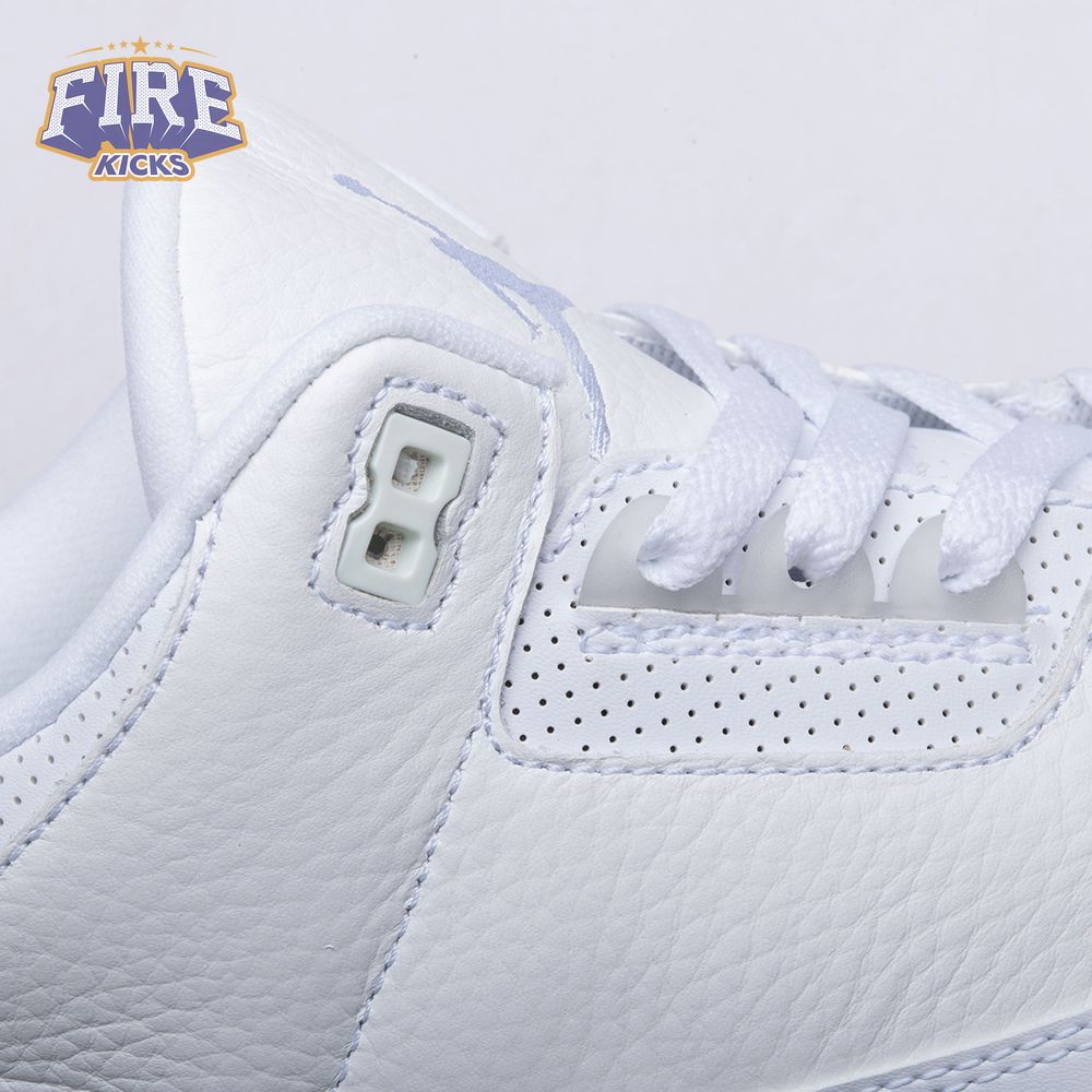 Jordan 3 Retro Pure White 136064-111 Unisex