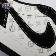 Travis Scott x Fragment Design x Air Jordan 1 Low OG SP Black Off White Grey LX1988-200 Unisex