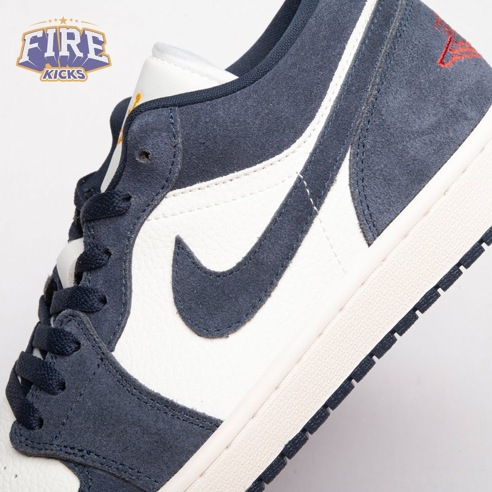 Jordan 1 Low SE Obsidian Suede IO7448-400 Unisex