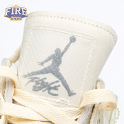 Air Jordan 4 RERO x Off-White AJ4 OW Sail Unisex