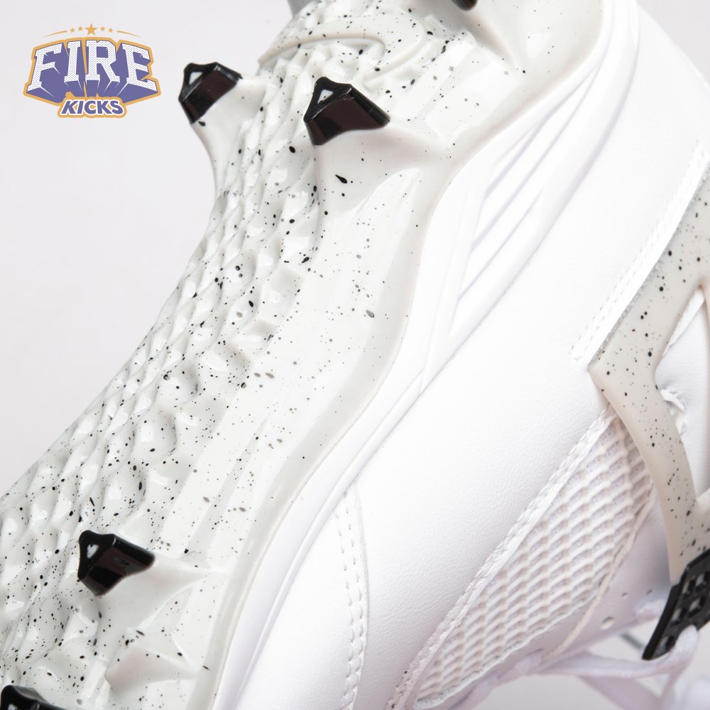 Air Jordan 4 Retro TD Cleat White Cement HQ0207-106 Men's