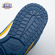 Nike Dunk Low SE Panda-Monium Court Blue Yellow Ochre Suede IH7648-700 Unisex