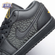 Jordan 1 Low Black Elephant Print IM6568-010 Unisex