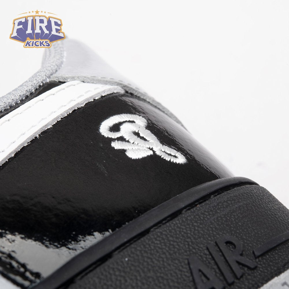 Nike Air Force 1 Low Syna Central Cee Black White Smoke Grey IO9974-010 Unisex