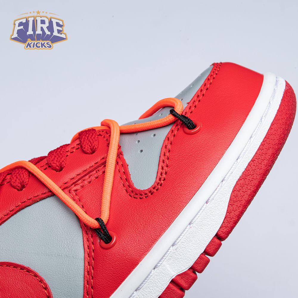 Off-White x Dunk Low 'University Red' Men's