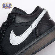 Jordan 1 Low Black White Dark Smoke Grey Unisex