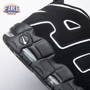 Nike Air More Uptempo Black White 414962-002 Unisex