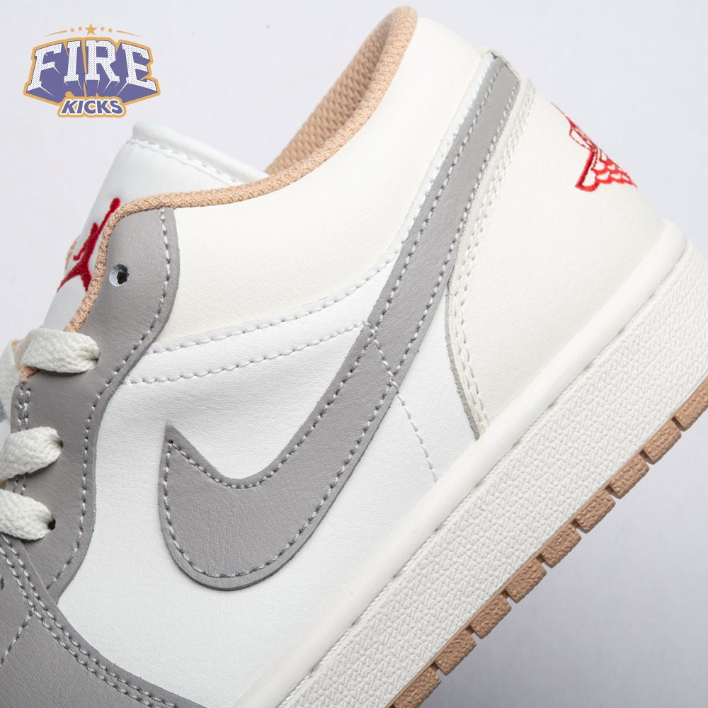 Jordan 1 Low Sail College Grey Rattan 553558-169 Unisex