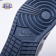 Jordan 1 Low Wolf Grey Midnight Navy 553558-141 Unisex