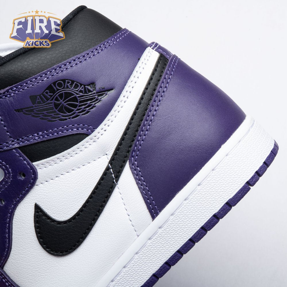 Jordan 1 Retro High Court Purple White Men's