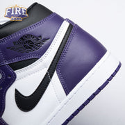 Jordan 1 Retro High Court Purple White Men's