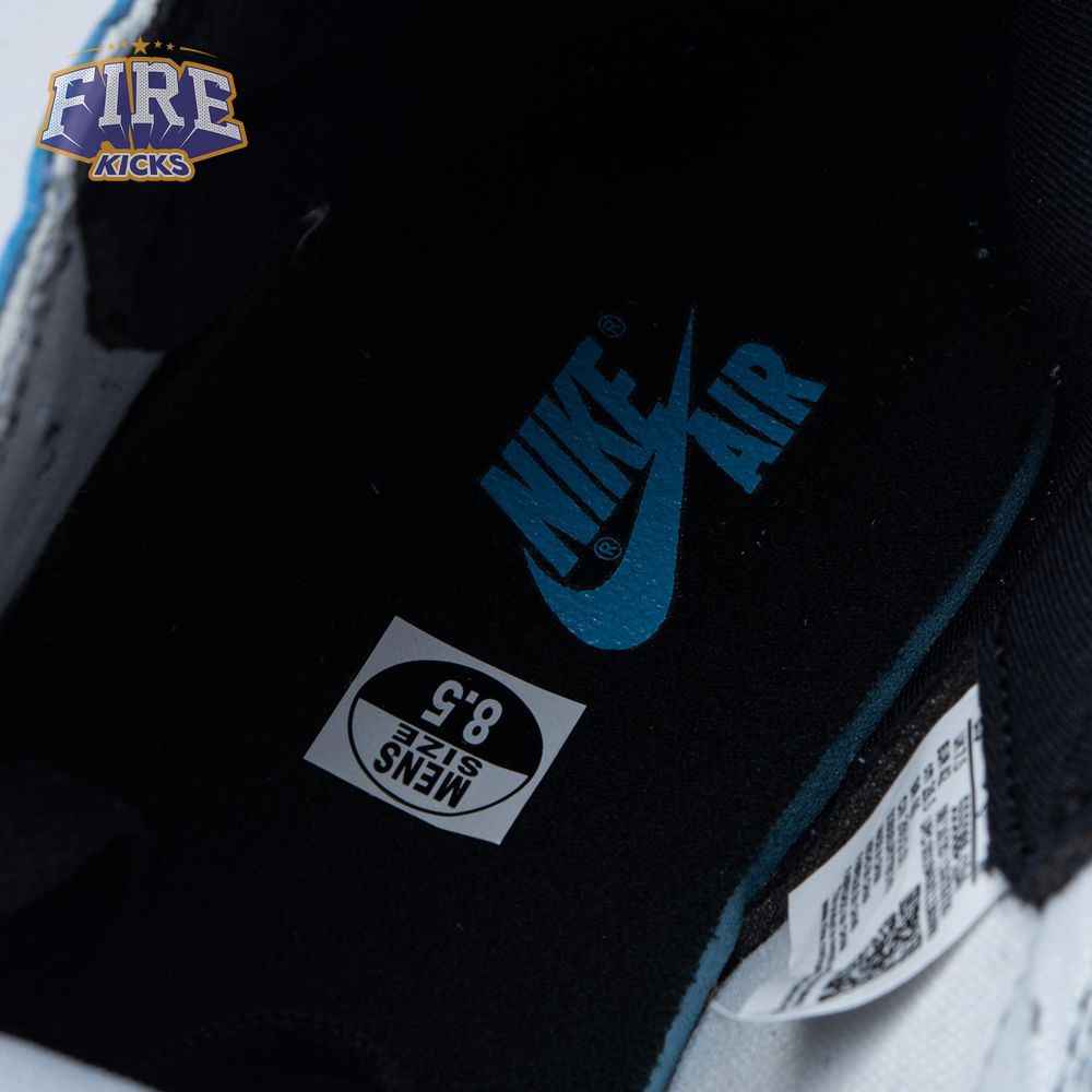 Jordan 1 Retro High White University Blue Black Unisex