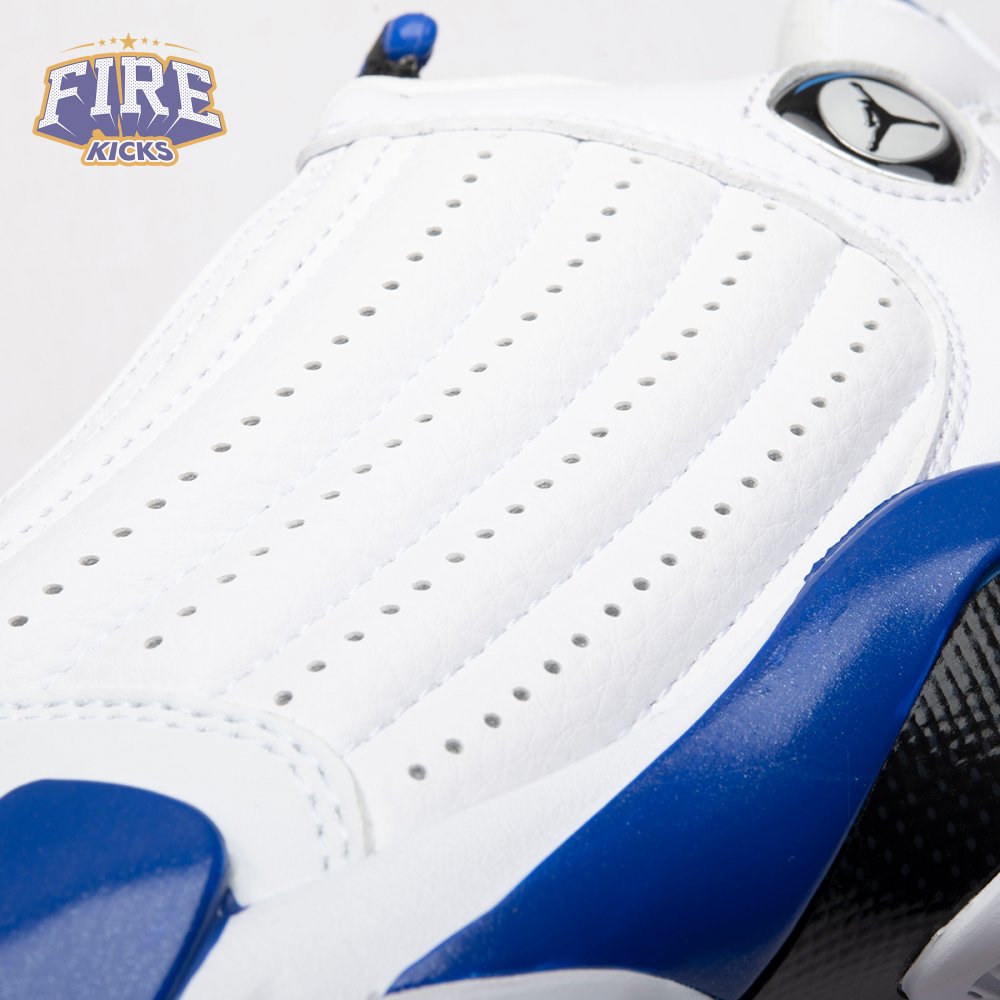 Jordan 14 Retro White Hyper Royal 487471-104 Men's