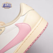 Jordan 1 Retro Low OG SP Travis Scott Shy Pink IQ7604-100 Unisex