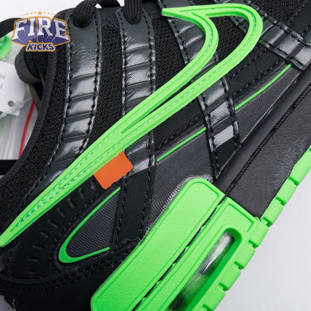Off-White x Air Rubber Dunk 'Green Strike' Men's