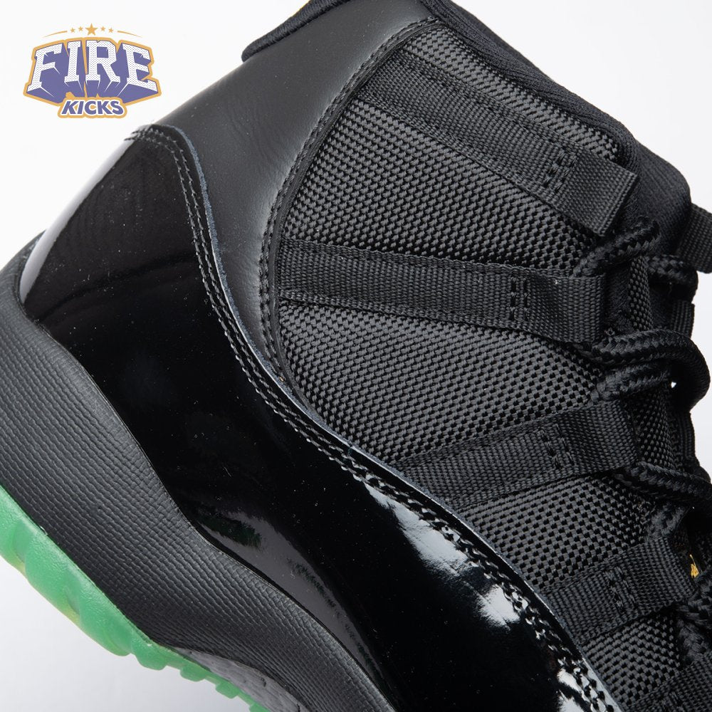 Air Jordan 11 Black Green Yellow CT8012-037 Men's