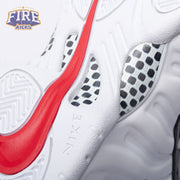 Nike Air Foamposite Pro White Black University Red 624041-103 Men's