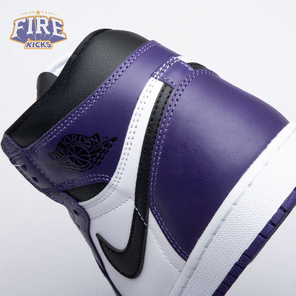 Jordan 1 Retro High Court Purple White Men's