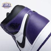 Jordan 1 Retro High Court Purple White Men's