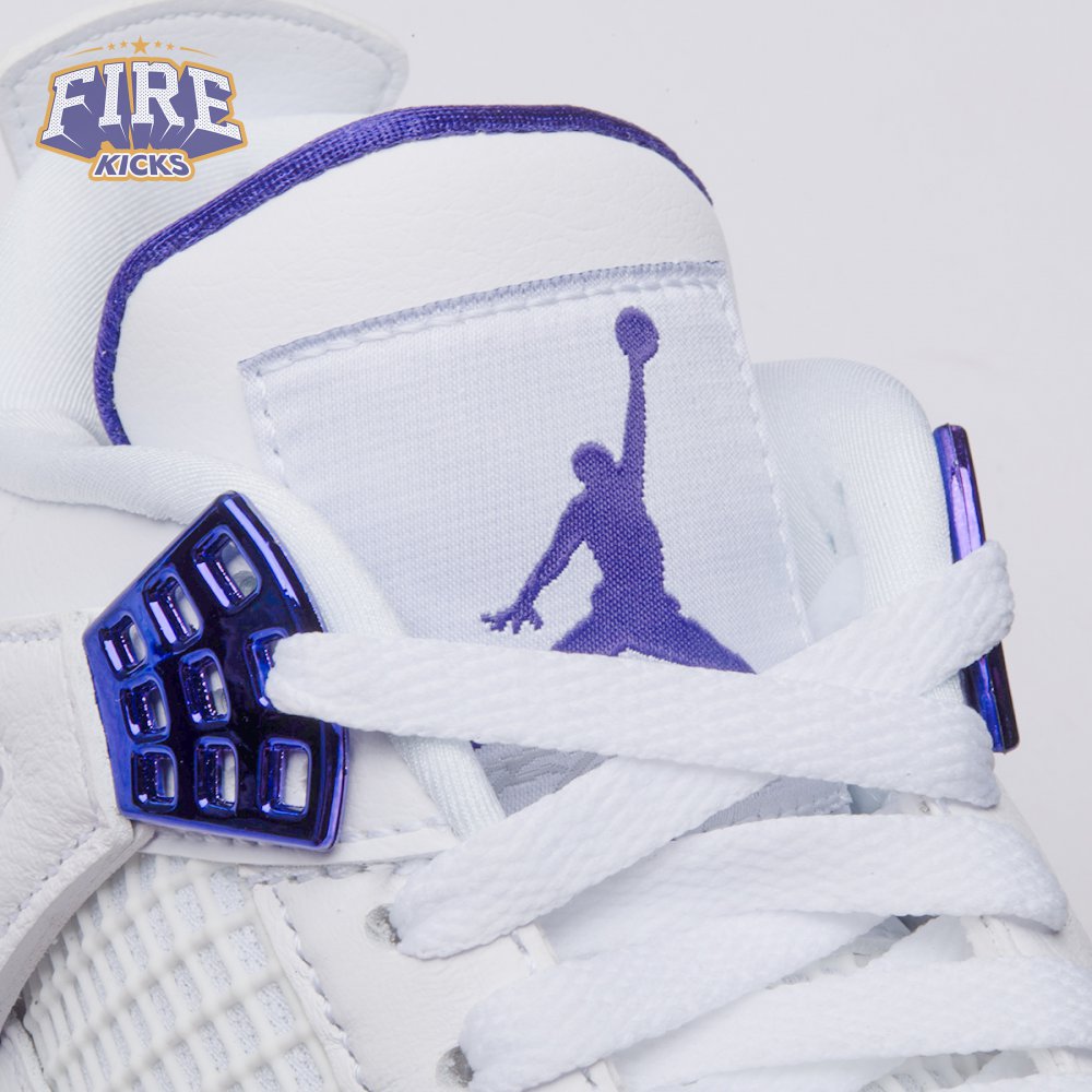 Air Jordan 4 Retro 'Purple Metallic' Unisex