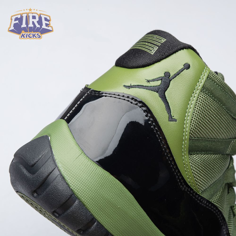 Air Jordan 11 Retro Army Green Black CT8012 300 Men's