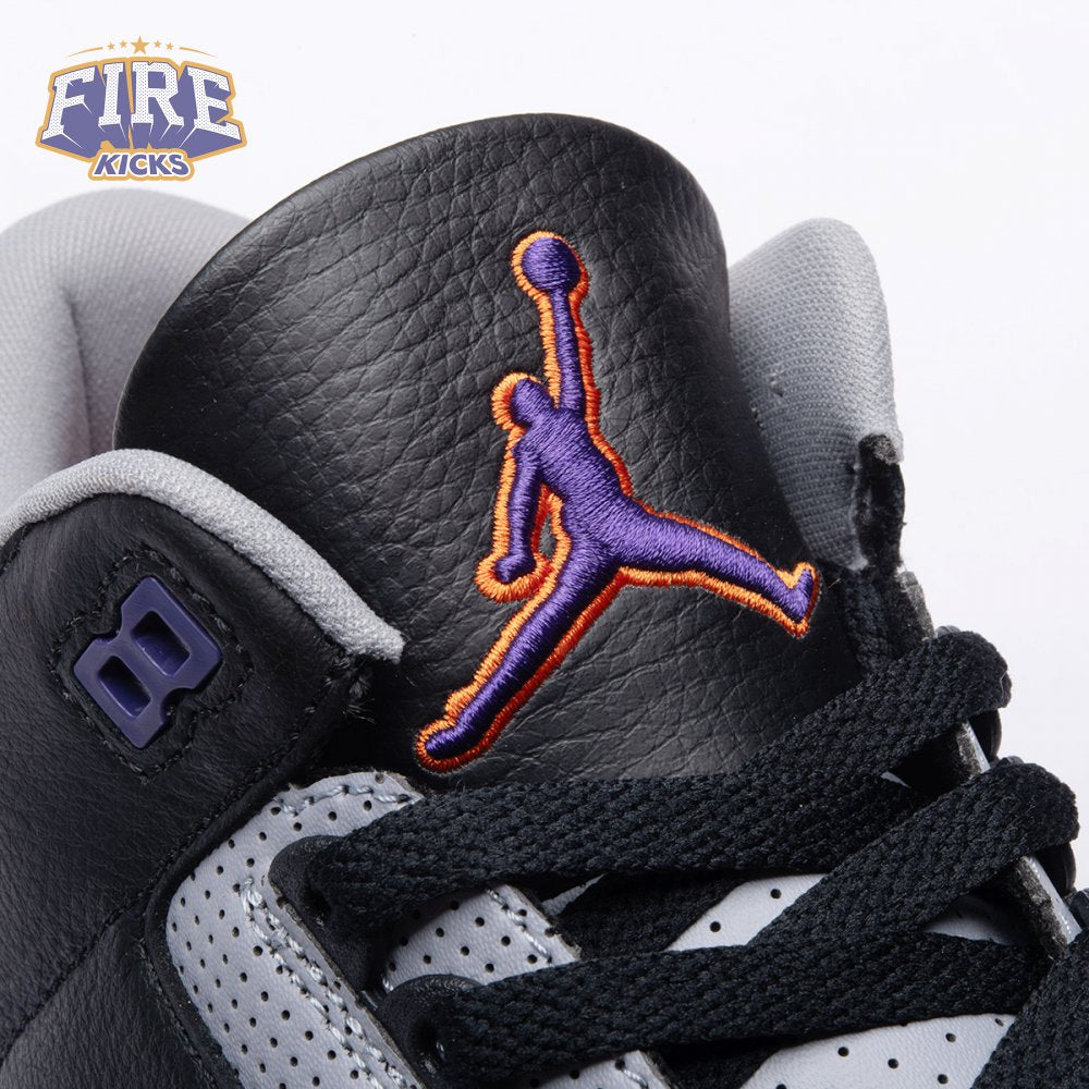 Jordan 3 Retro Black Court Purple CT8532-050 Men's