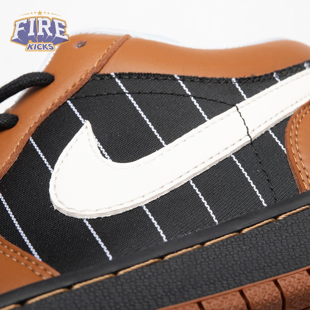 Jordan 1 Low SE Black Sail Light British Tan IR7560-010 Unisex